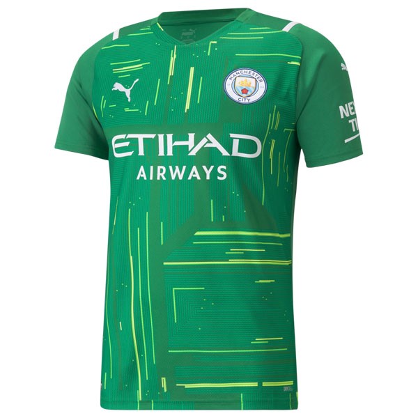 Thailande Maillot Football Manchester City Gardien 2021-22 Vert